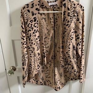 Lush Nordstrom Rack Animal print Blazer Size S